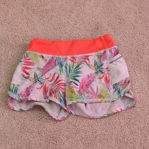 Athleta Girl Size 7 Colorful Running Shorts